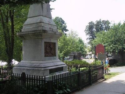 Marker in Patriots’ Park. Click for full size. Marker in Patriots’ Park image. Click for full size.