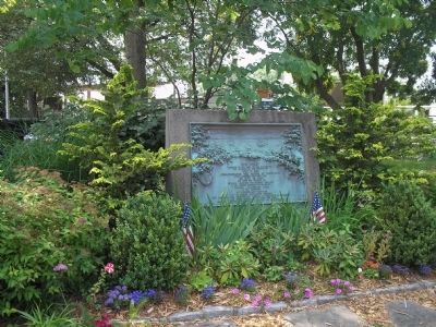 Marker at Tarrytown Depot. Click for full size. Marker at Tarrytown Depot image. Click for full size.