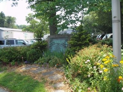 Marker on Depot Plaza in Tarrytown image. Click for full size.