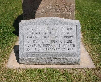 Civil War Cannon Marker. Click for full size. Civil War Cannon Marker image. Click for full size.