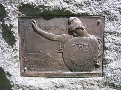 U.S.S. Maine Plaque image. Click for full size.