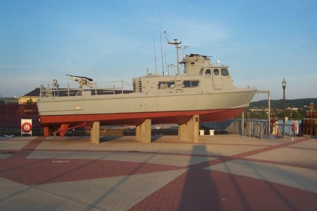 Swift Boat on Display, Washington Navy Yard image. Click for full size.