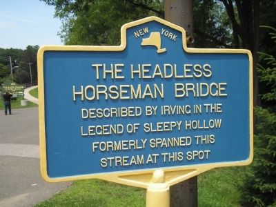 The Headless Horseman Bridge Marker image. Click for full size.