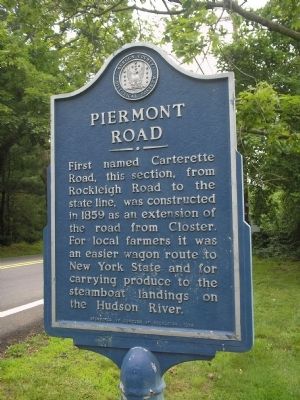 Piermont Road Marker. Click for full size. Piermont Road Marker image. Click for full size.