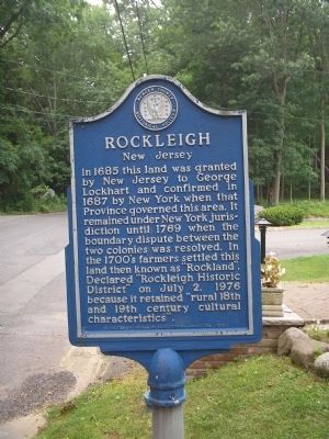 Rockleigh Marker image. Click for full size.