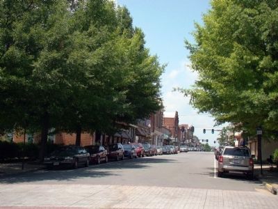 View of East Davis Street from Commerce Street. Click for full size. View of East Davis Street from Commerce Street image. Click for full size.