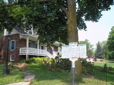 Marker with the Manse. Click for full size. Marker with the Manse image. Click for full size.
