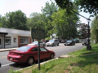 Marker on Old Tappan Road. Click for full size. Marker on Old Tappan Road image. Click for full size.