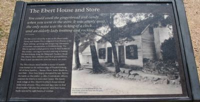 The Ebert House and Store Marker image. Click for full size.