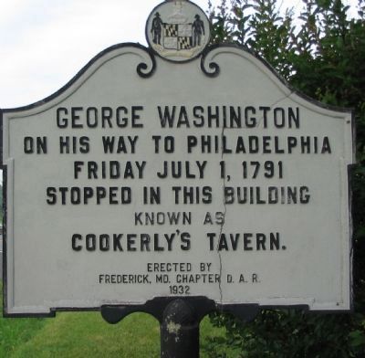 George Washington Marker. Click for full size. George Washington Marker image. Click for full size.