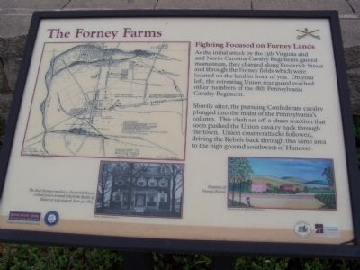 The Forney Farms Marker. Click for full size. The Forney Farms Marker image. Click for full size.