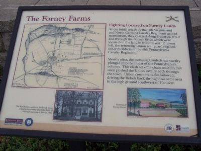 The Forney Farms Marker image. Click for full size.