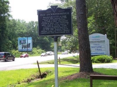 Old Jacksonborough Marker, looking South on US 17 image. Click for full size.