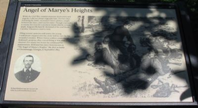 Angel of Marye's Heights Marker. Click for full size. Angel of Marye's Heights Marker image. Click for full size.