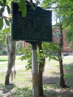 Walterborough Academy Marker at Academy image. Click for full size.