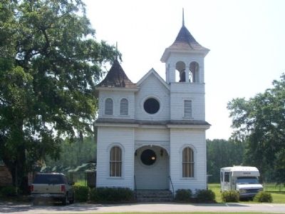 Euhaw Baptist Church </b>(the 1906 sanctuary) image. Click for full size.
