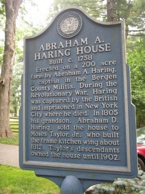 Abraham A. Haring House Marker image. Click for full size.