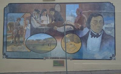 Dr. Forbes Barclay Mural. Click for full size. Dr. Forbes Barclay Mural image. Click for full size.