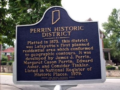 Perrin Historic District Marker image. Click for full size.