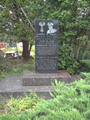 Larry G. Dahl Marker. Click for full size. Larry G. Dahl Marker image. Click for full size.