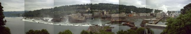 Composite picture of Willamette Falls image. Click for full size.