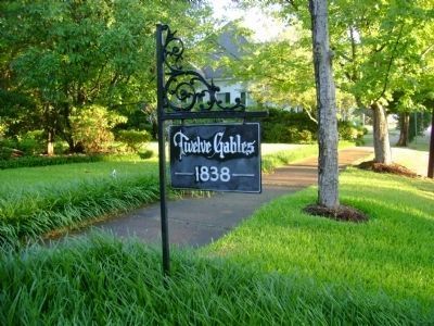 Twelve Gables Sign image. Click for full size.