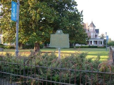 Mississippi State College for Women and Marker. Click for full size. Mississippi State College for Women and Marker image. Click for full size.