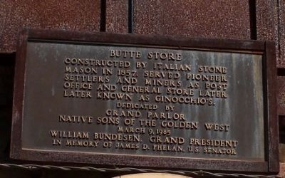 Butte Store Marker. Click for full size. Butte Store Marker image. Click for full size.