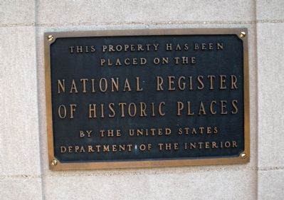 National Register - - Library Marker image. Click for full size.