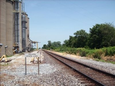 Abraham Lincoln traveled this Railroad Line. image. Click for full size.