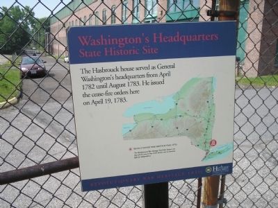 Washington’s Headquarters Marker image. Click for full size.