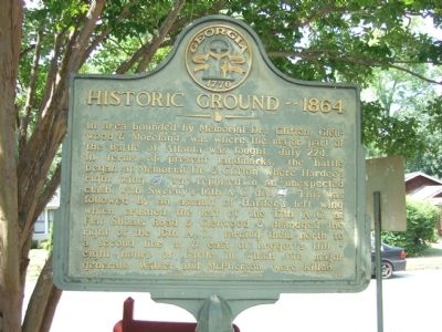 Historic Ground --1864 Marker. Click for full size. Historic Ground --1864 Marker image. Click for full size.
