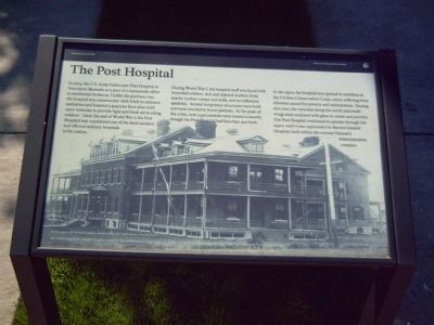 The Post Hospital Marker. Click for full size. The Post Hospital Marker image. Click for full size.