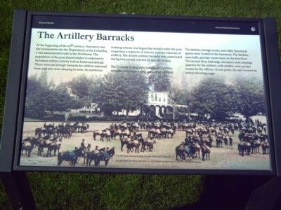 The Artillery Barracks Marker. Click for full size. The Artillery Barracks Marker image. Click for full size.