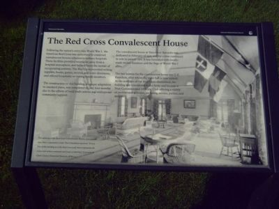The Red Cross Convalescent House Marker. Click for full size. The Red Cross Convalescent House Marker image. Click for full size.