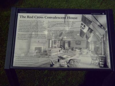The Red Cross Convalescent House Marker image. Click for full size.