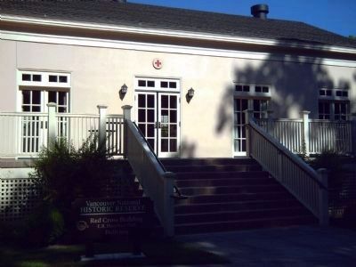 Front Entrance to the Red Cross Convalescent House. Click for full size. Front Entrance to the Red Cross Convalescent House image. Click for full size.