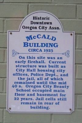 McCald Building Marker image. Click for full size.