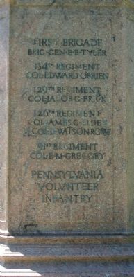 Left Side Inscription of Monument. Click for full size. Left Side Inscription of Monument image. Click for full size.