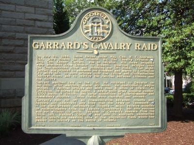 Garrard's Cavalry Raid Marker. Click for full size. Garrard's Cavalry Raid Marker image. Click for full size.