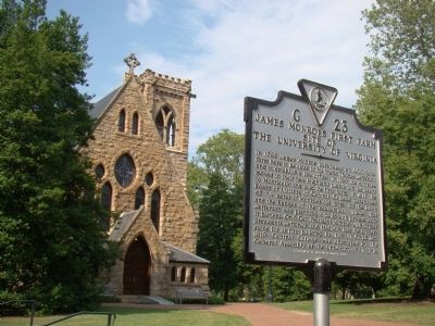 University of Virginia’s Chapel and Marker image. Click for full size.