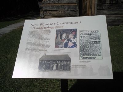 New Windsor Cantonment Marker. Click for full size. New Windsor Cantonment Marker image. Click for full size.
