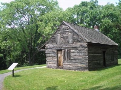 Continental Army Hut with Marker. Click for full size. Continental Army Hut with Marker image. Click for full size.