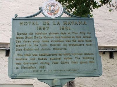 Hotel De La Havana Marker image. Click for full size.
