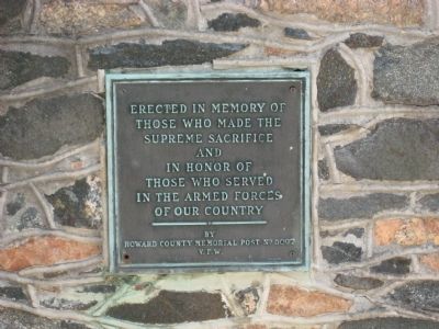 Supreme Sacrifice Marker. Click for full size. Supreme Sacrifice Marker image. Click for full size.