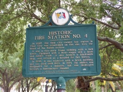 Historic Fire Station No. 4 Marker image. Click for full size.