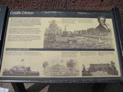 Castle Clinton Marker image. Click for full size.