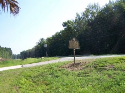 "Hall's Knoll" Marker looking north along US 17 image. Click for full size.
