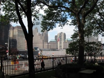 Post 9-11 World Trade Center View. Click for full size. Post 9-11 World Trade Center View image. Click for full size.