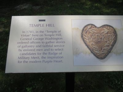 Temple Hill Marker image. Click for full size.